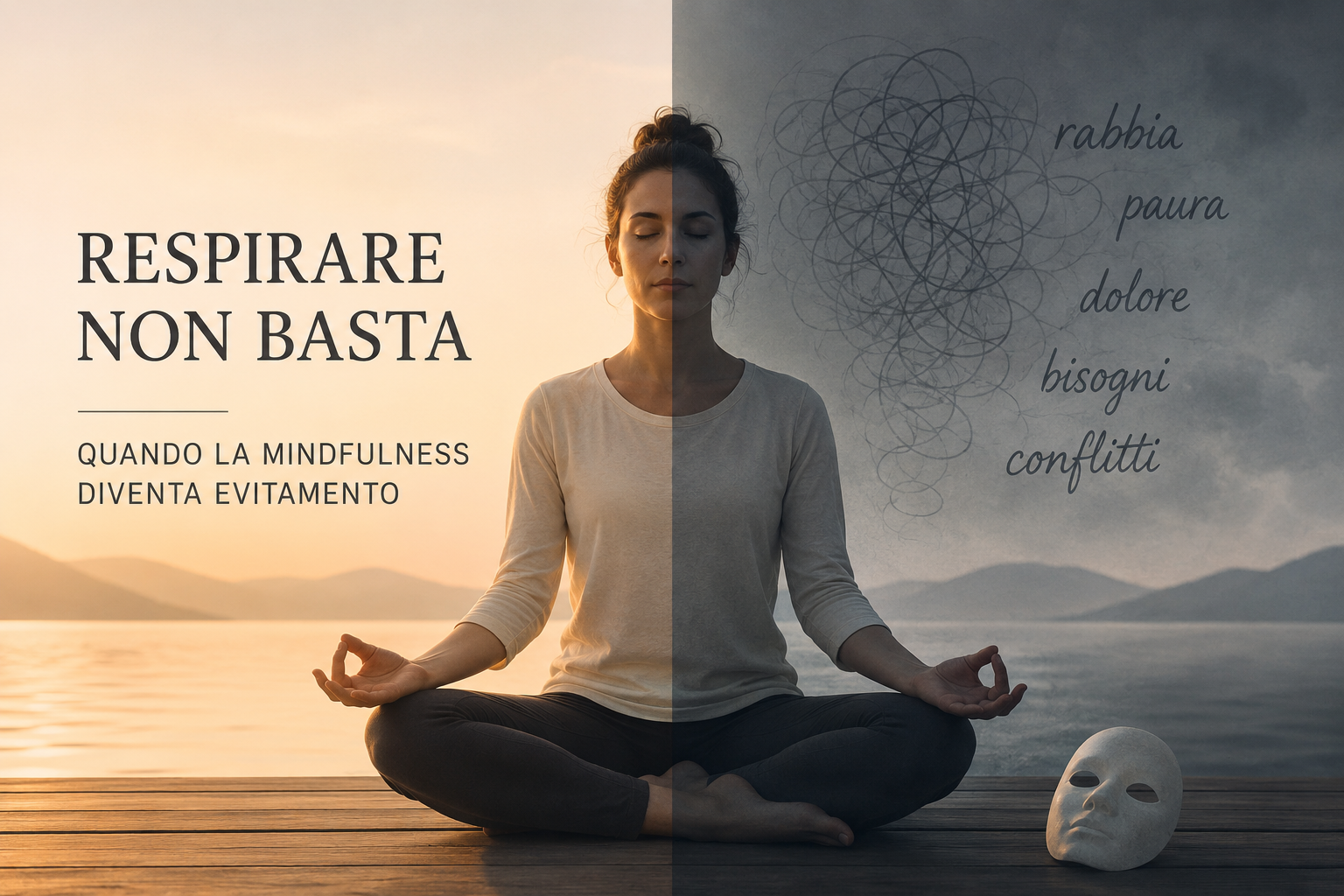 Respirare non basta: quando la mindfulness diventa evitamento